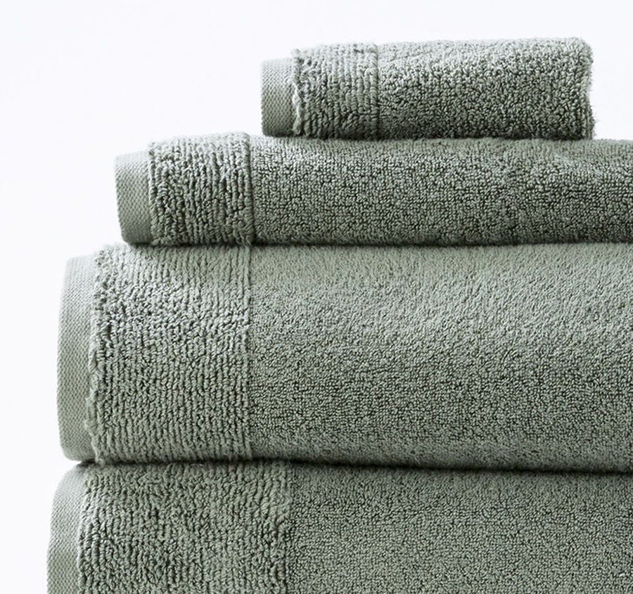 Aireys 650GSM Zero Twist Cotton Bath Towel Range Agave