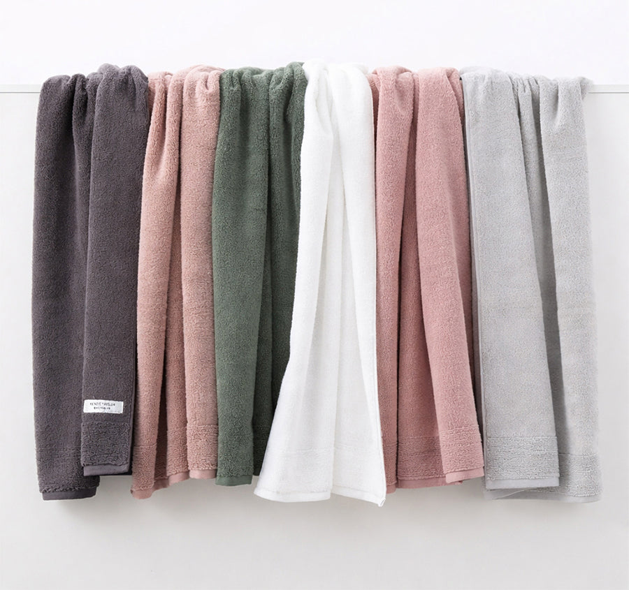 Aireys 650GSM Zero Twist Cotton Bath Towel Range Vapour