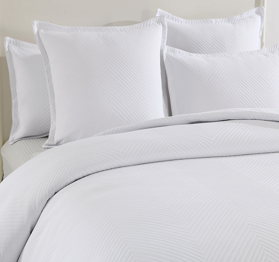 Atlantis European Pillowcase White