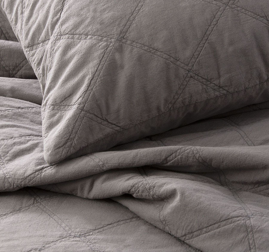 Attwood Coverlet Set Range Charcoal