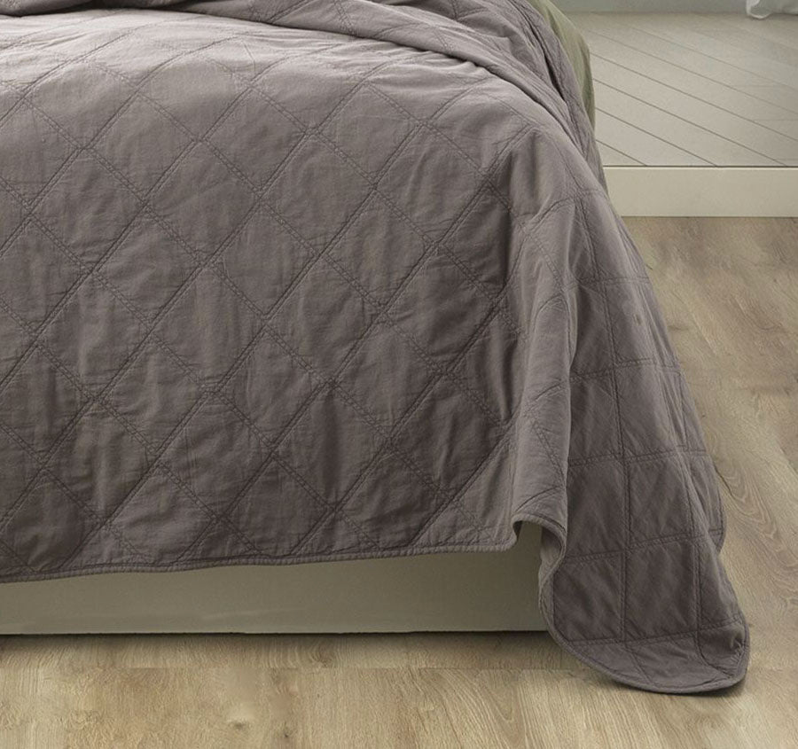 Attwood Coverlet Set Range Charcoal