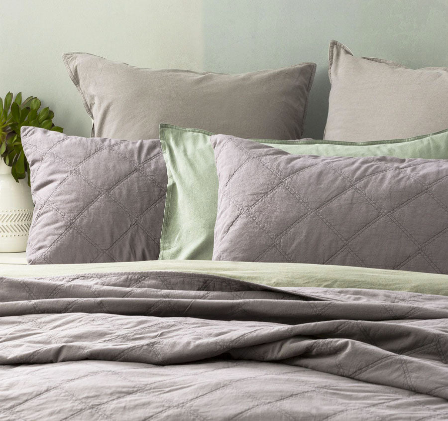 Attwood Coverlet Set Range Charcoal