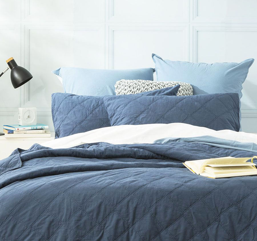 Attwood Coverlet Set Range Ink