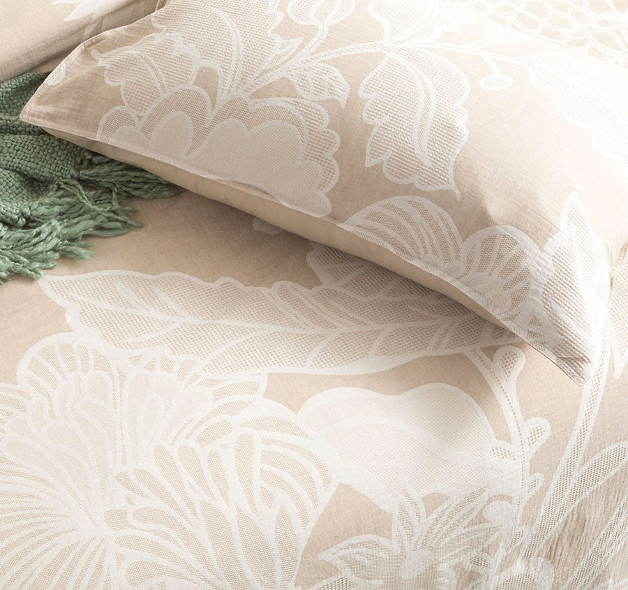 Bentley Quilt Cover Set Range Nude