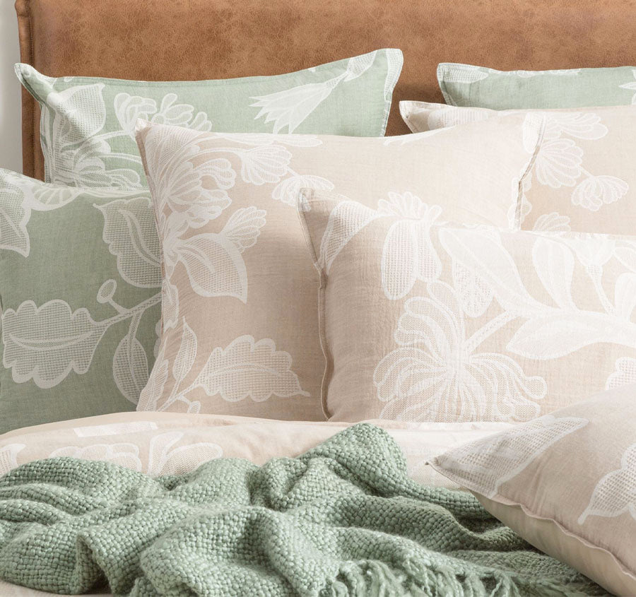 Bentley Quilt Cover Set Range Nude