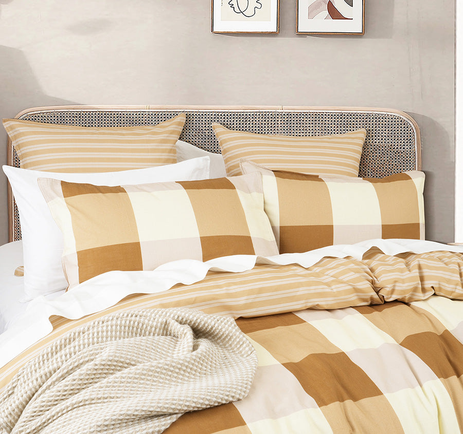Berlin Checks Quilt Cover Set Range 