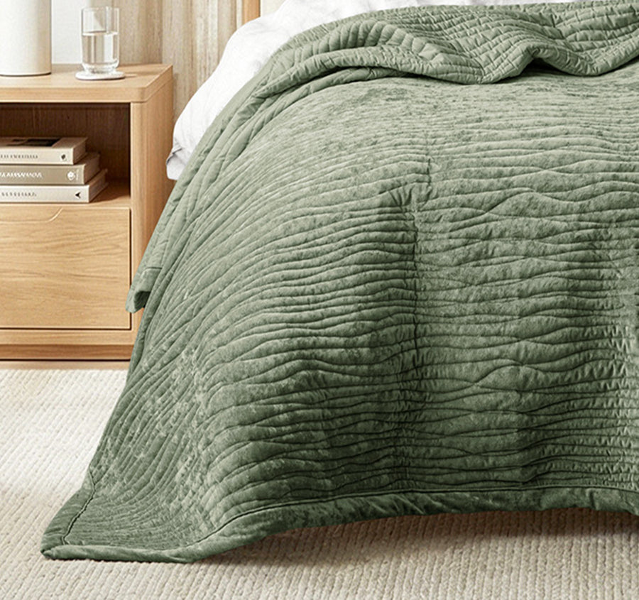 Blake Coverlet Set Range Military