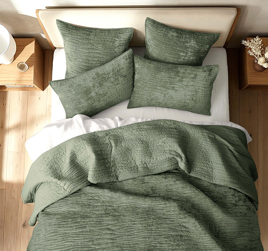 Blake Coverlet Set Range Military