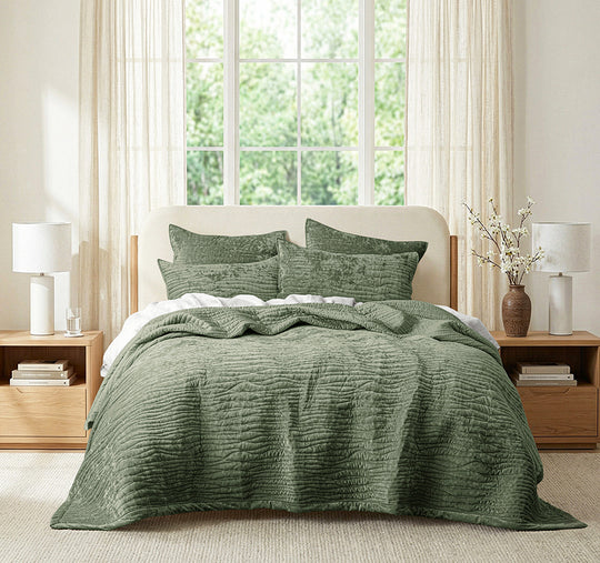 Blake Coverlet Set Range Military