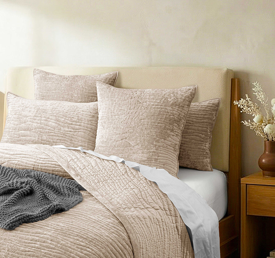 Blake Coverlet Set Range Nude