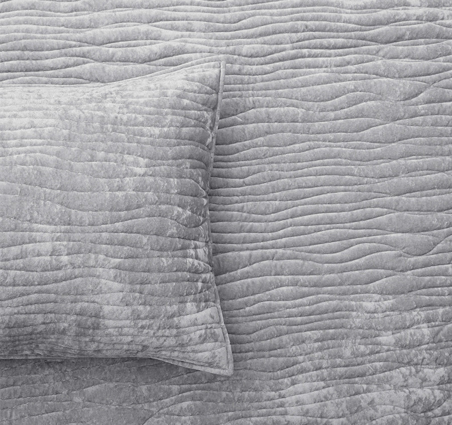 Blake Coverlet Set Range Silverline