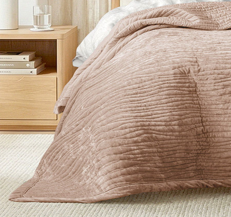 Blake Coverlet Set Range Wood