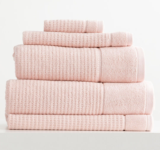 Cambridge Waffle 650GSM Cotton Bath Towel Range Primrose