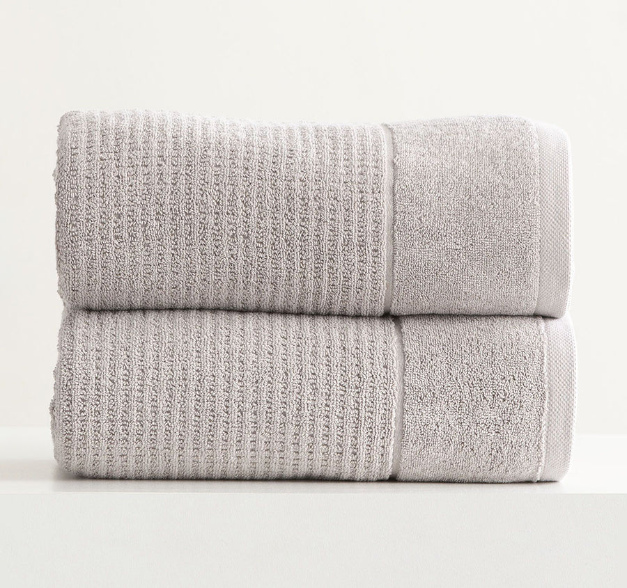 Cambridge Waffle 650GSM Cotton Bath Towel Range Pumice Stone