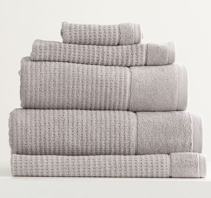 Cambridge Waffle 650GSM Cotton Bath Towel Range Pumice Stone