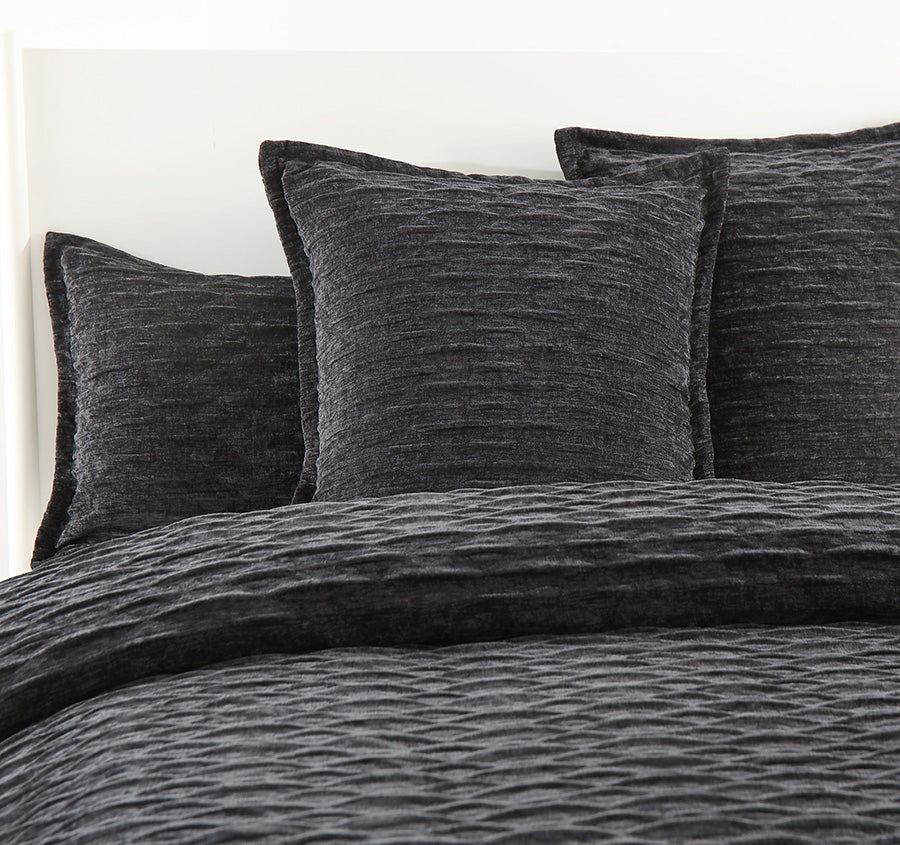Charlotte European Pillowcase Onyx