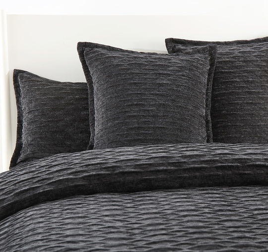 Charlotte European Pillowcase Onyx