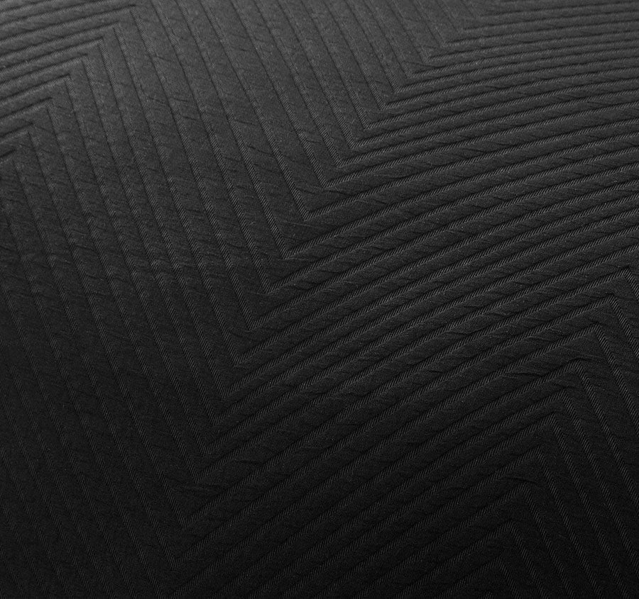 Chevron Quilt Cover Set Range Black
