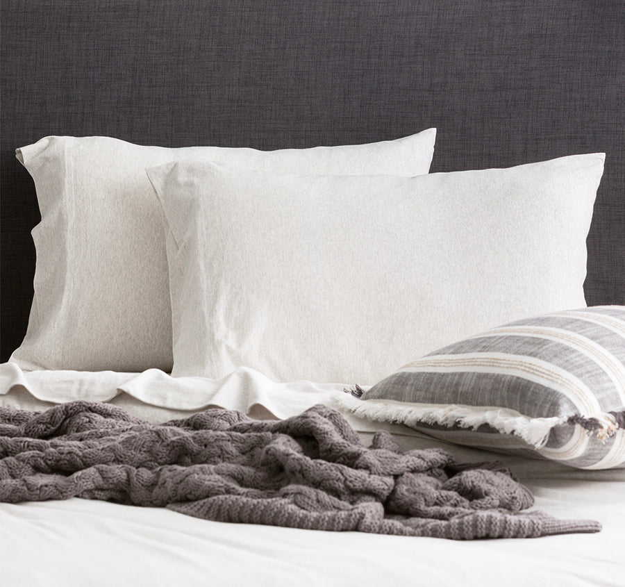 Cotton Jersey Sheet Set Range Ecru