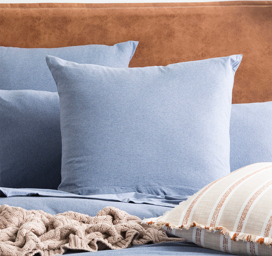 Cotton Jersey European Pillowcase Ink
