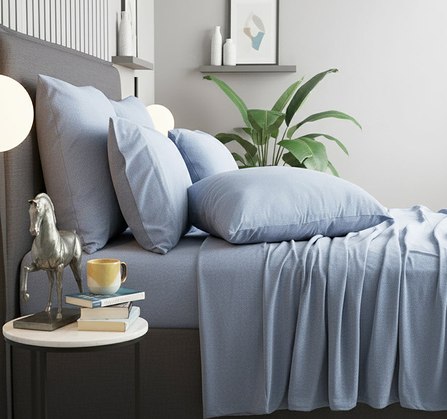 Cotton Jersey Sheet Set Range Ink