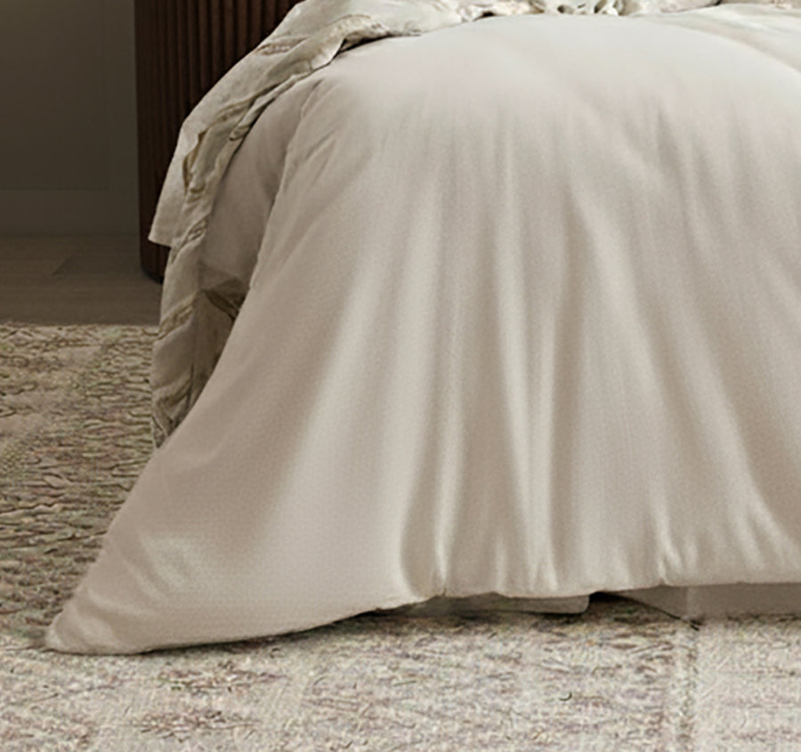 Cotton Jersey Quilt Cover Set Range Oatmeal