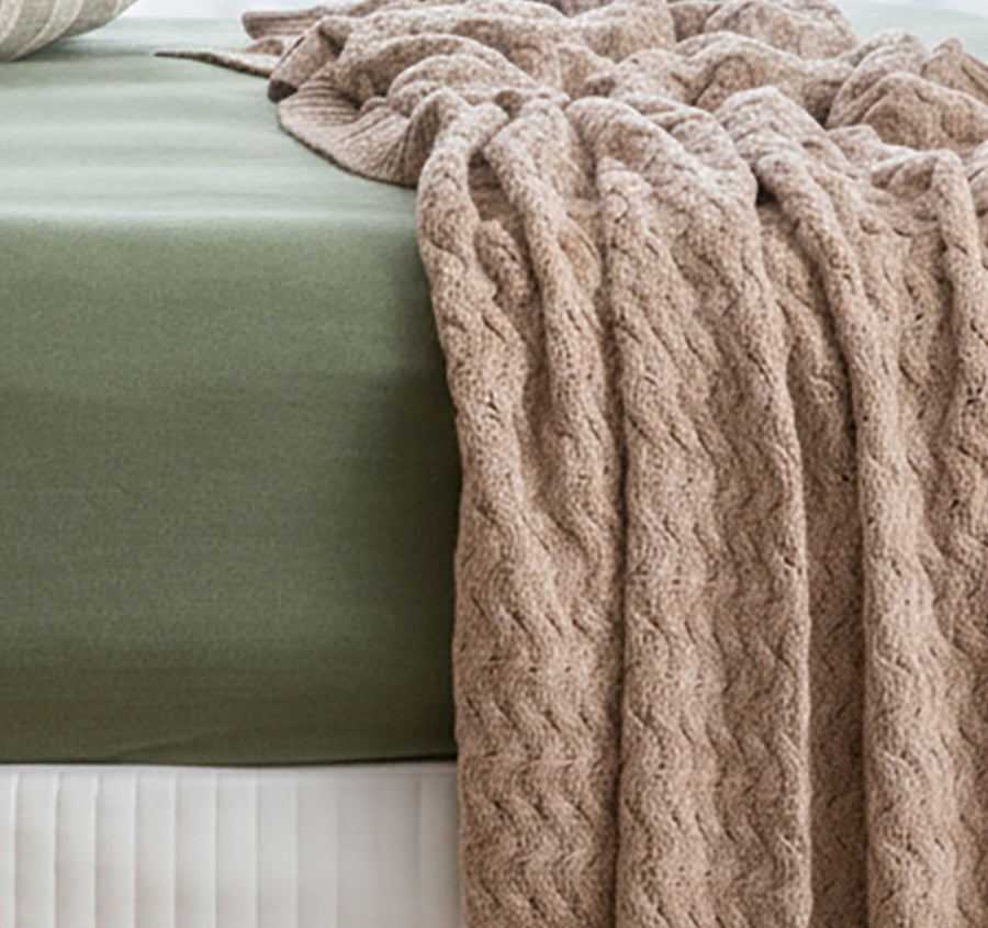 Comfort-T Cotton Jersey Fitted Combo Set Range Olive