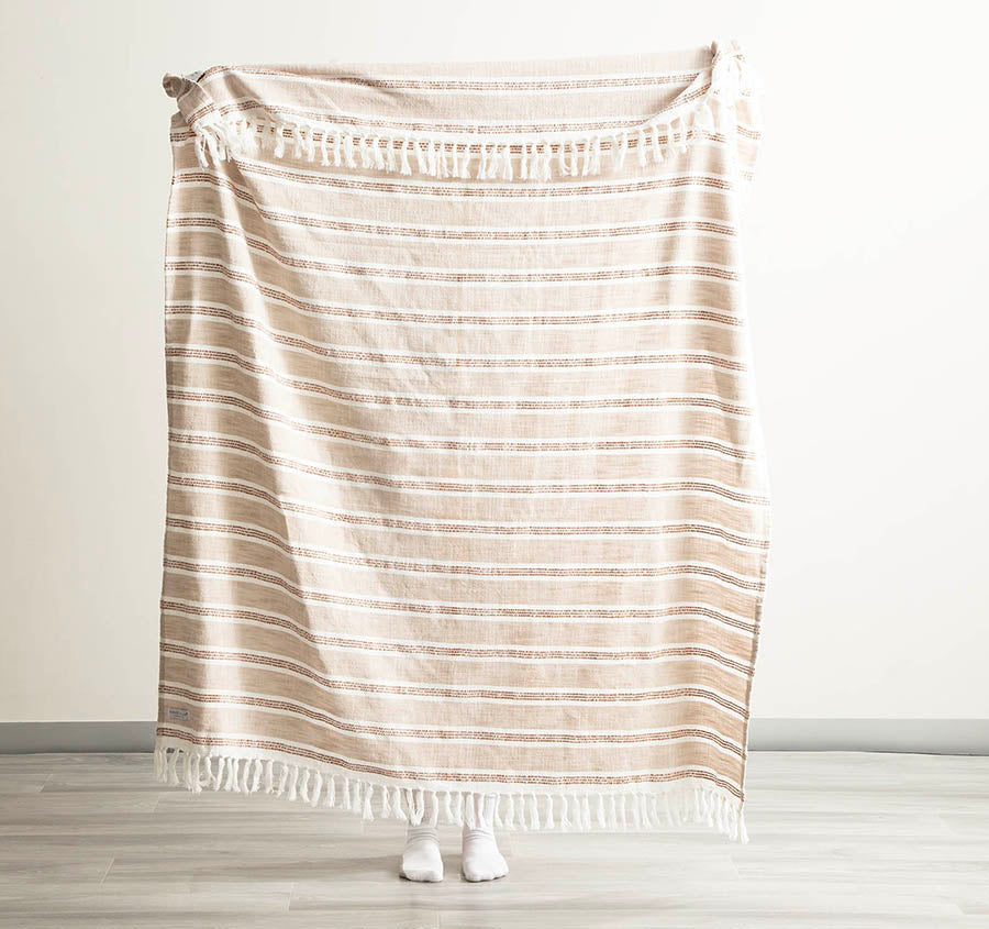 Como 130x170cm Throw Rug Natural