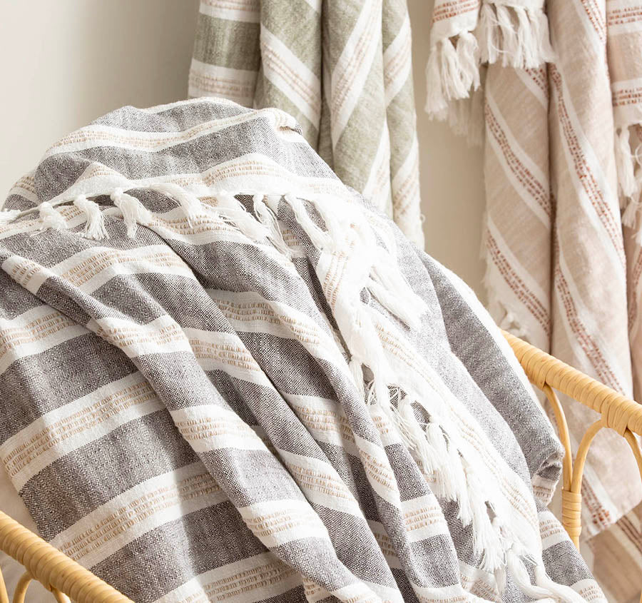 Como 130x170cm Throw Rug Onyx