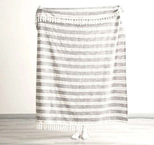 Como 130x170cm Throw Rug Onyx