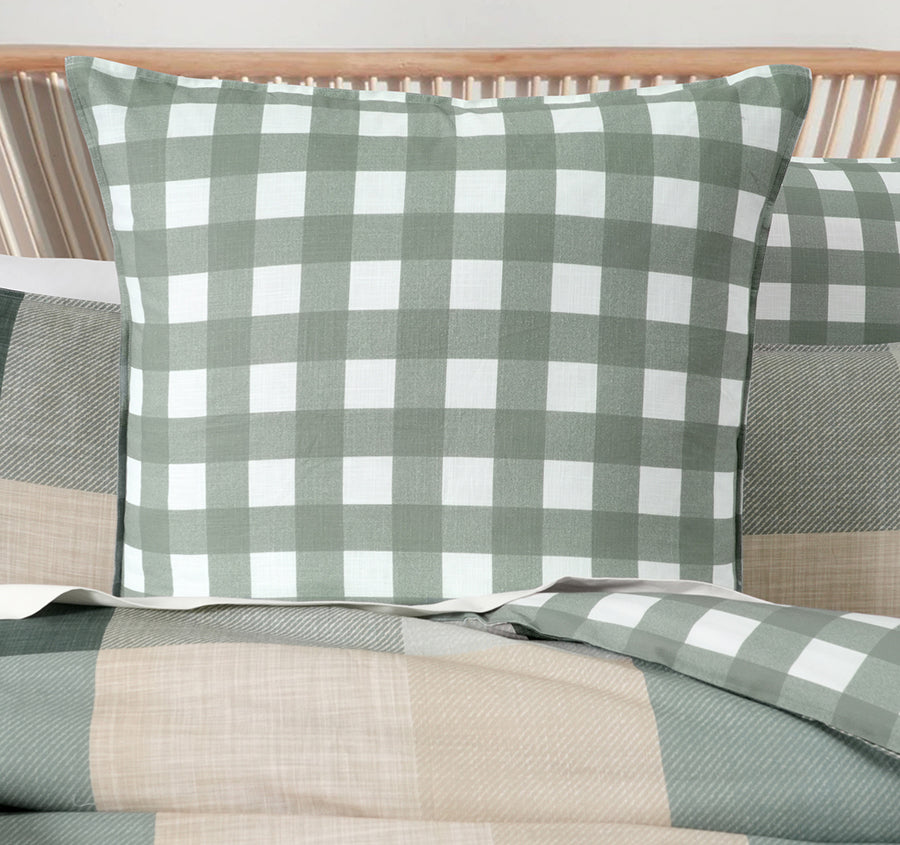 Cooper Checks European Pillowcase