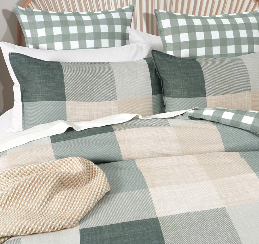 Cooper Checks Quilt Cover Set Range