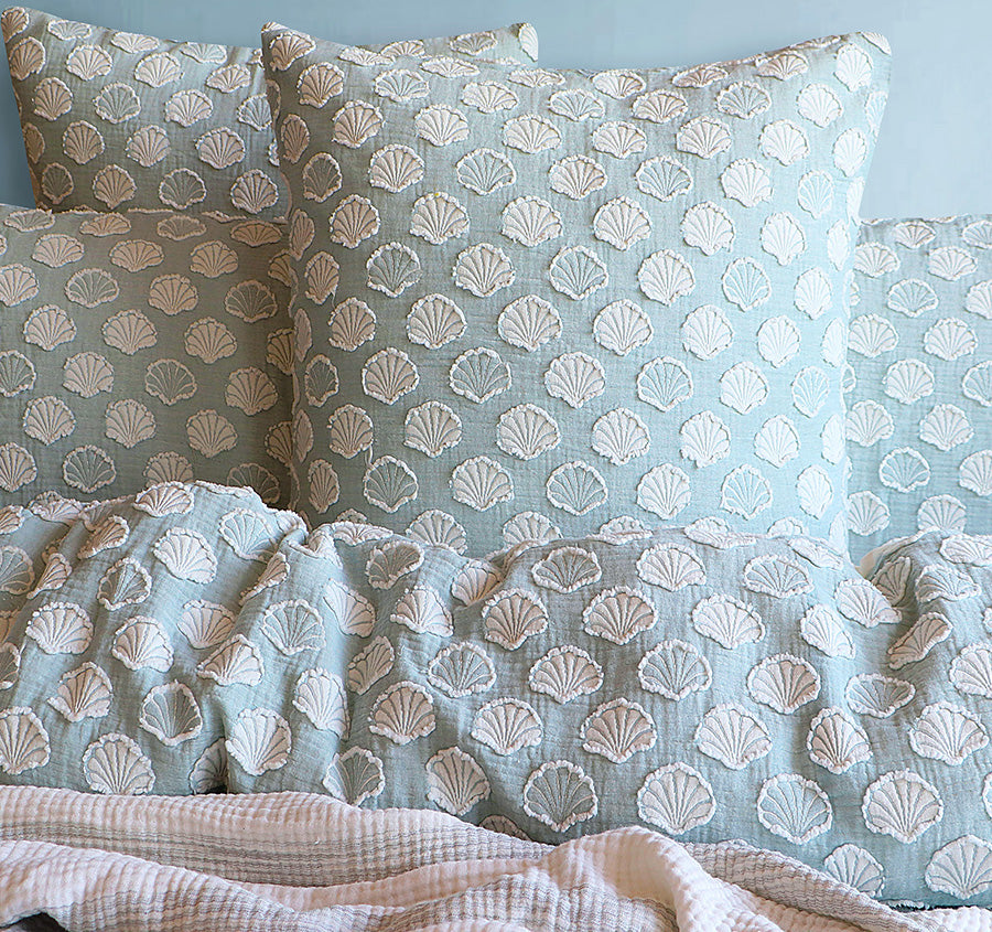 Coralium European Pillowcase Aqua