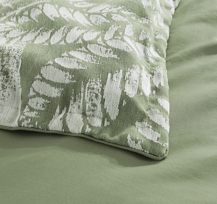 Lansfield Quilt Cover Set Range Sage