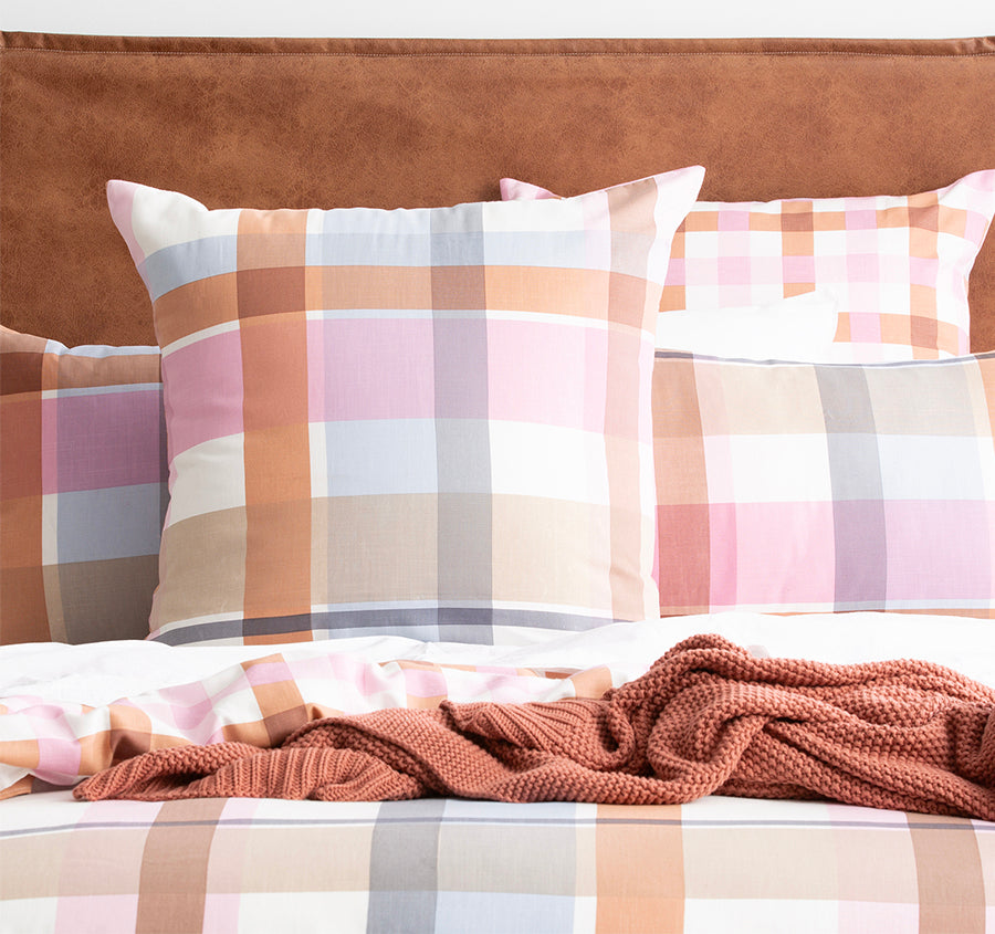 Miranda Checks European Pillowcase