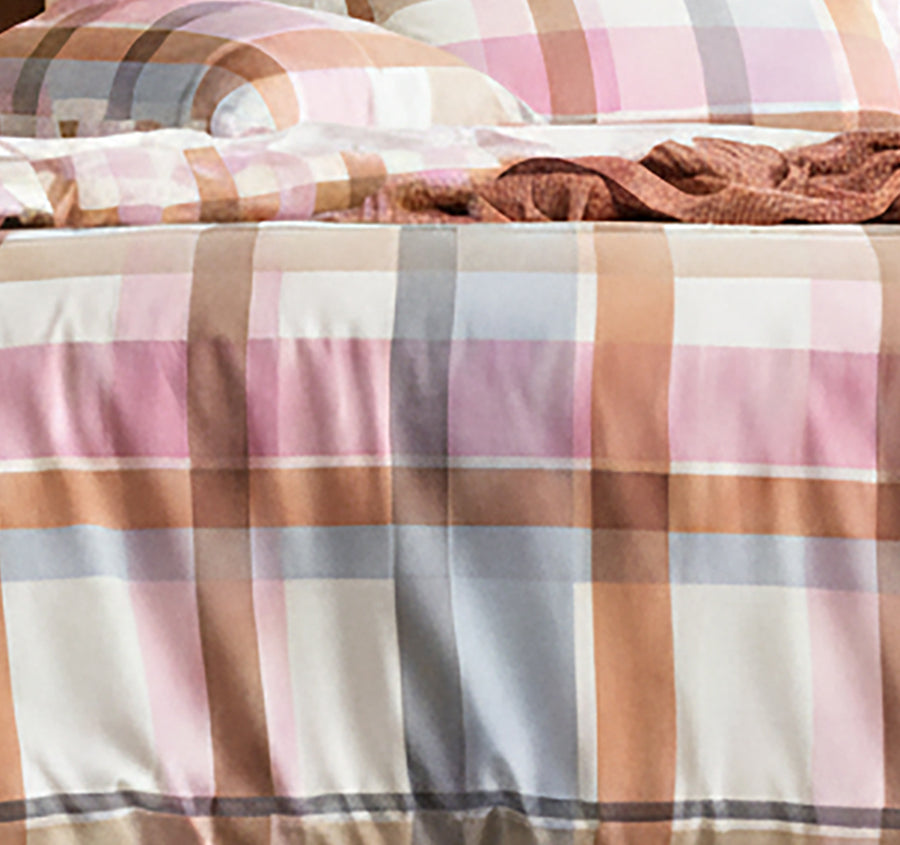 Miranda Checks Quilt Cover Set Range 