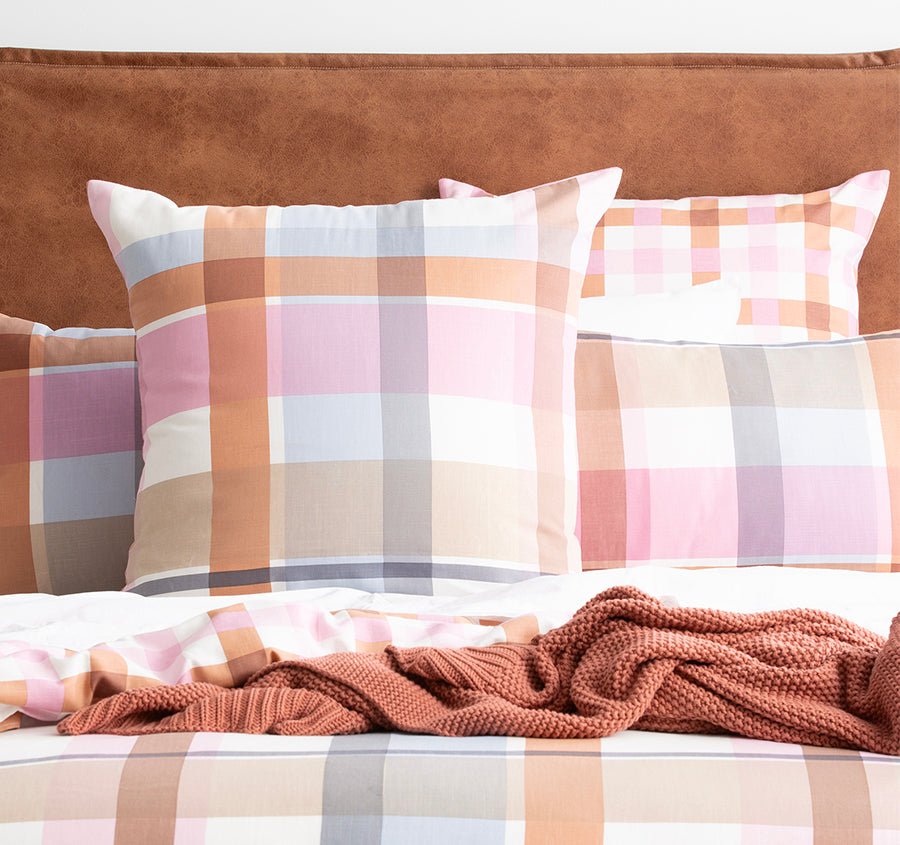 Miranda Checks Quilt Cover Set Range 