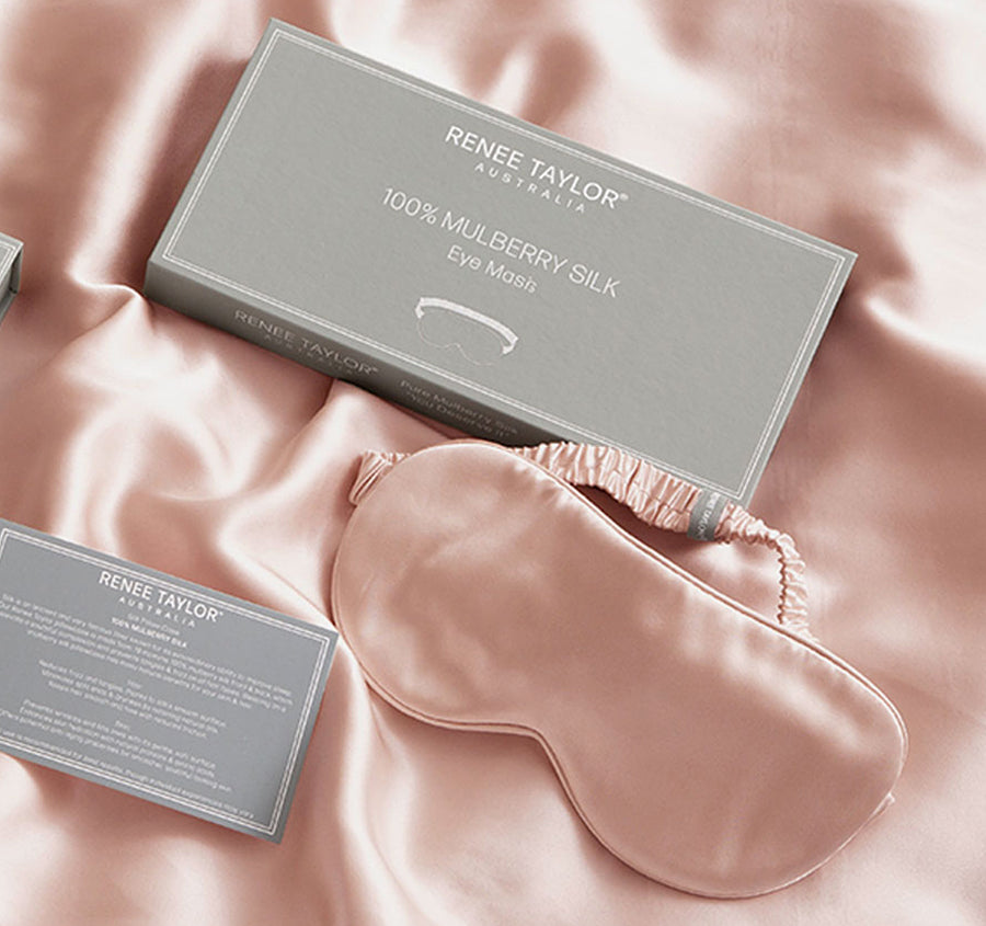 Mulberry Silk Eye Mask Blush