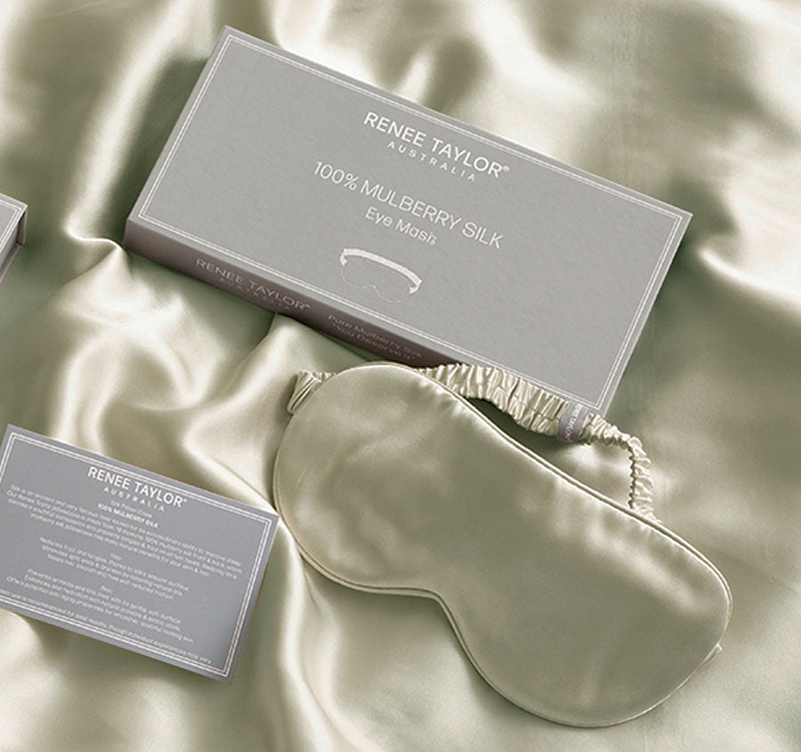 Mulberry Silk Eye Mask Sage