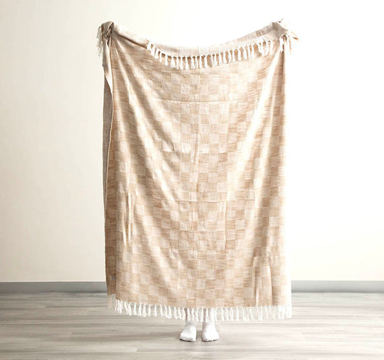 Nevis 130x170cm Throw Rug Nude