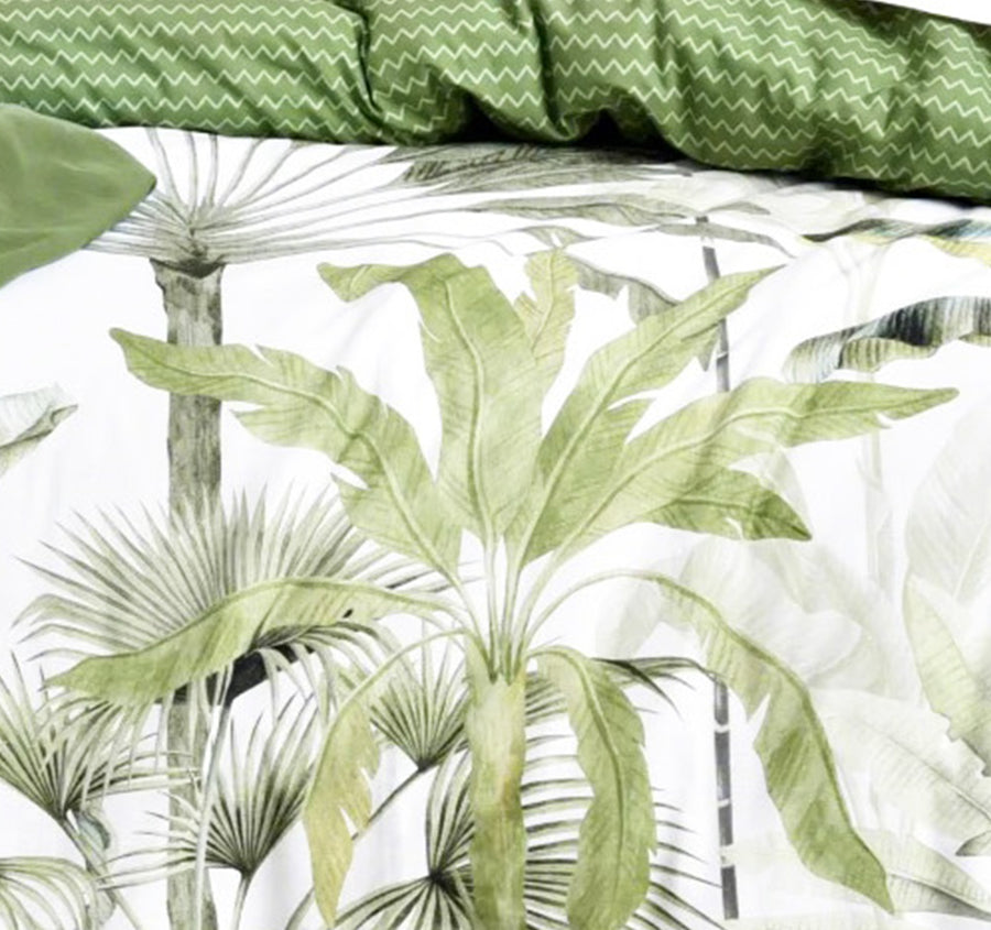Noosa Palm Quilt Cover Set Range 