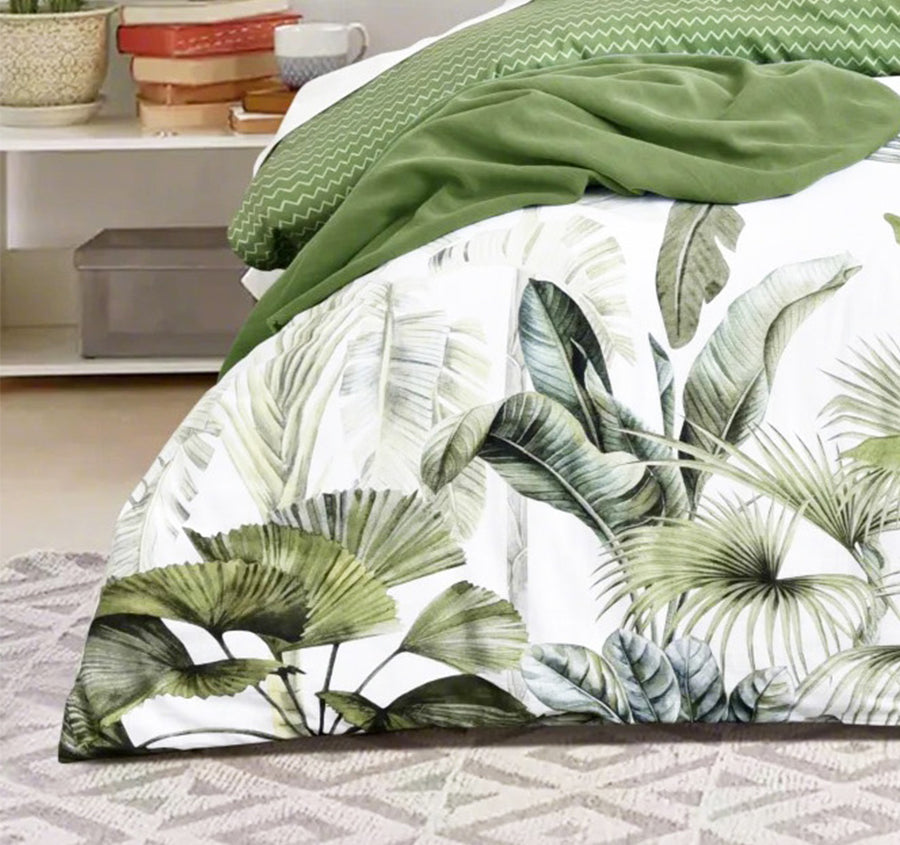Noosa Palm Quilt Cover Set Range 