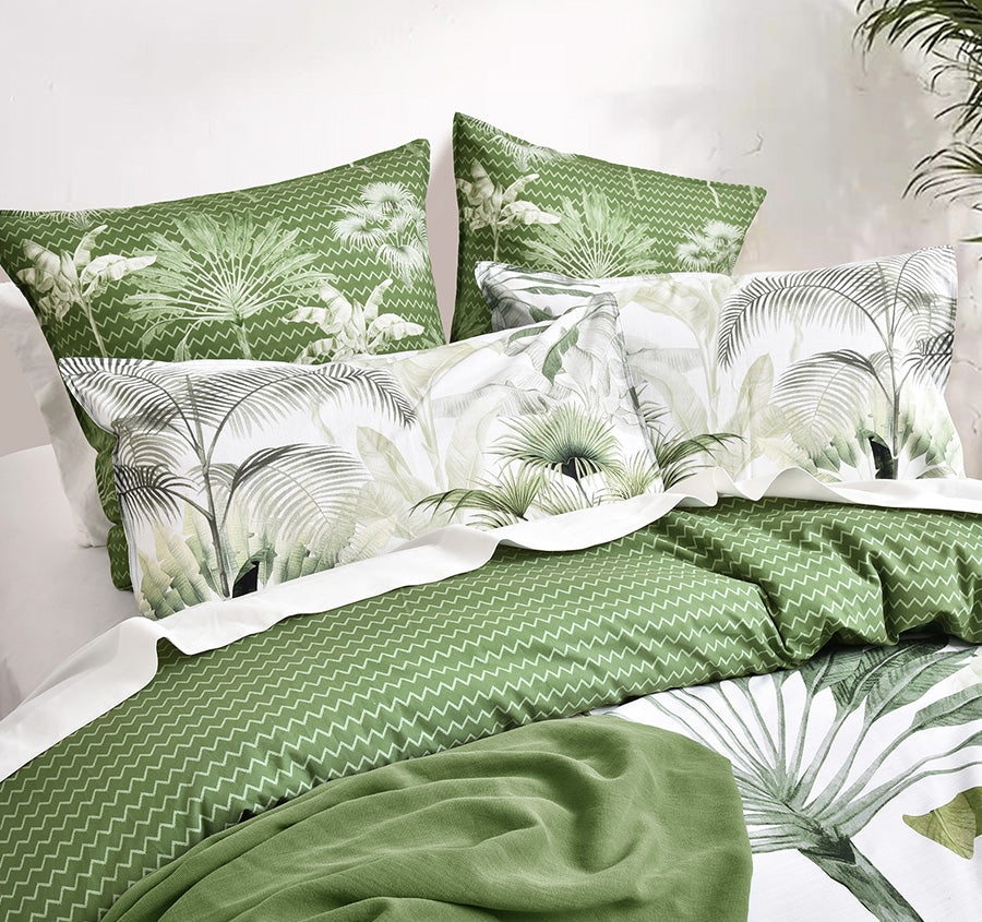 Noosa Palm Quilt Cover Set Range 