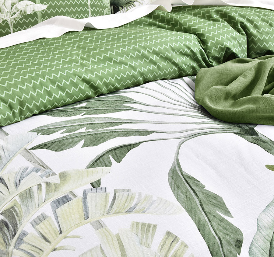 Noosa Palm Quilt Cover Set Range 