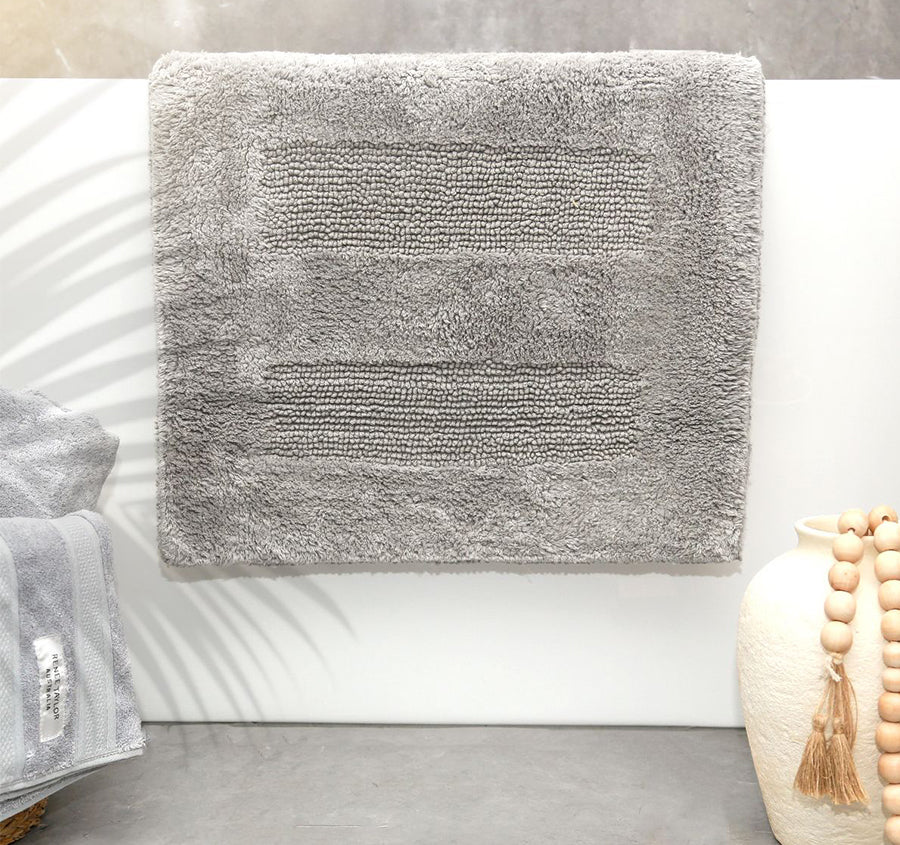 Retreat Cotton Bath Mat Granite