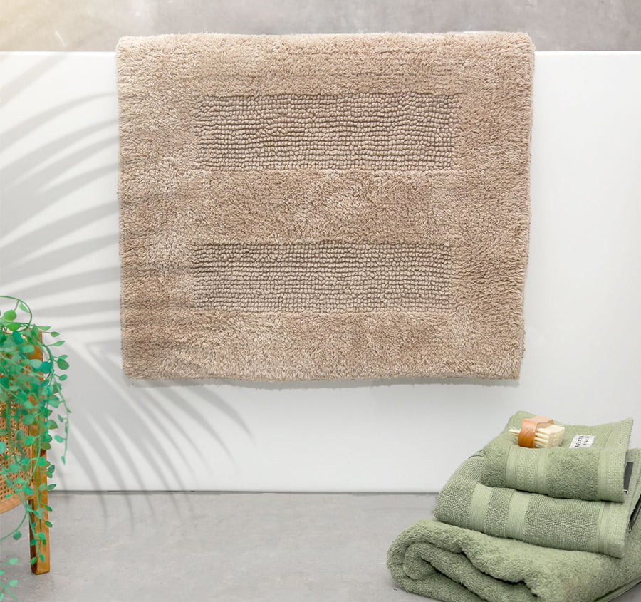 Retreat Cotton Bath Mat Mocha