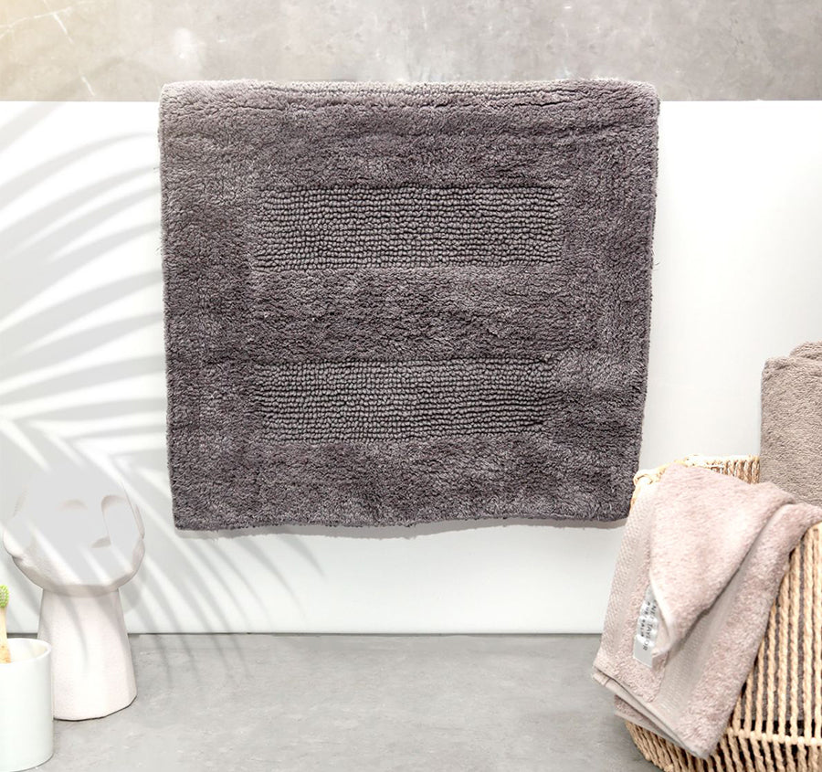 Retreat Cotton Bath Mat Nickel
