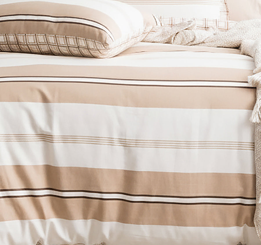 Stephine Stripe Quilt Cover Set Range 
