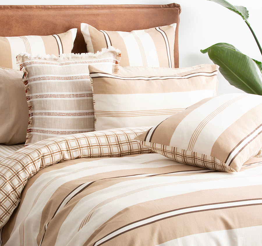 Stephine Stripe Quilt Cover Set Range 