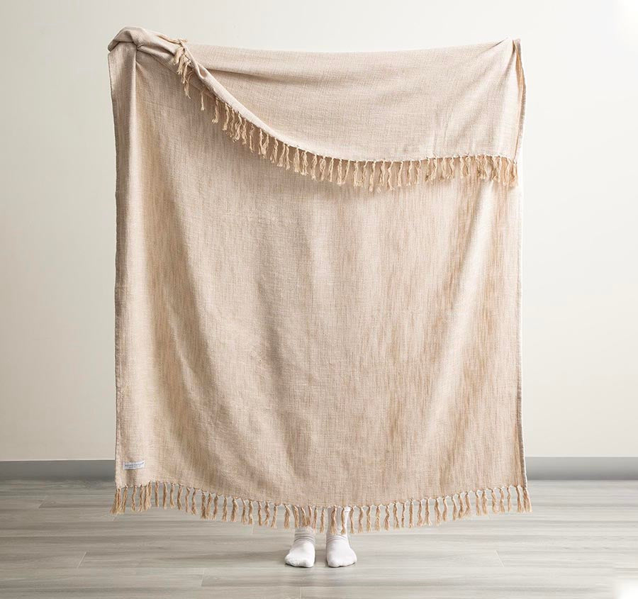 Surrey 130x170cm Throw Rug Natural